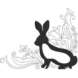 Stickdatei - Bunnies in the garden 7